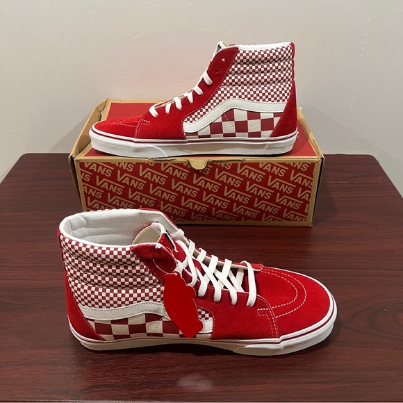 Vans, SK8 Hi, VN0A38GEVK5, Mix Checker - Picture 4 of 12